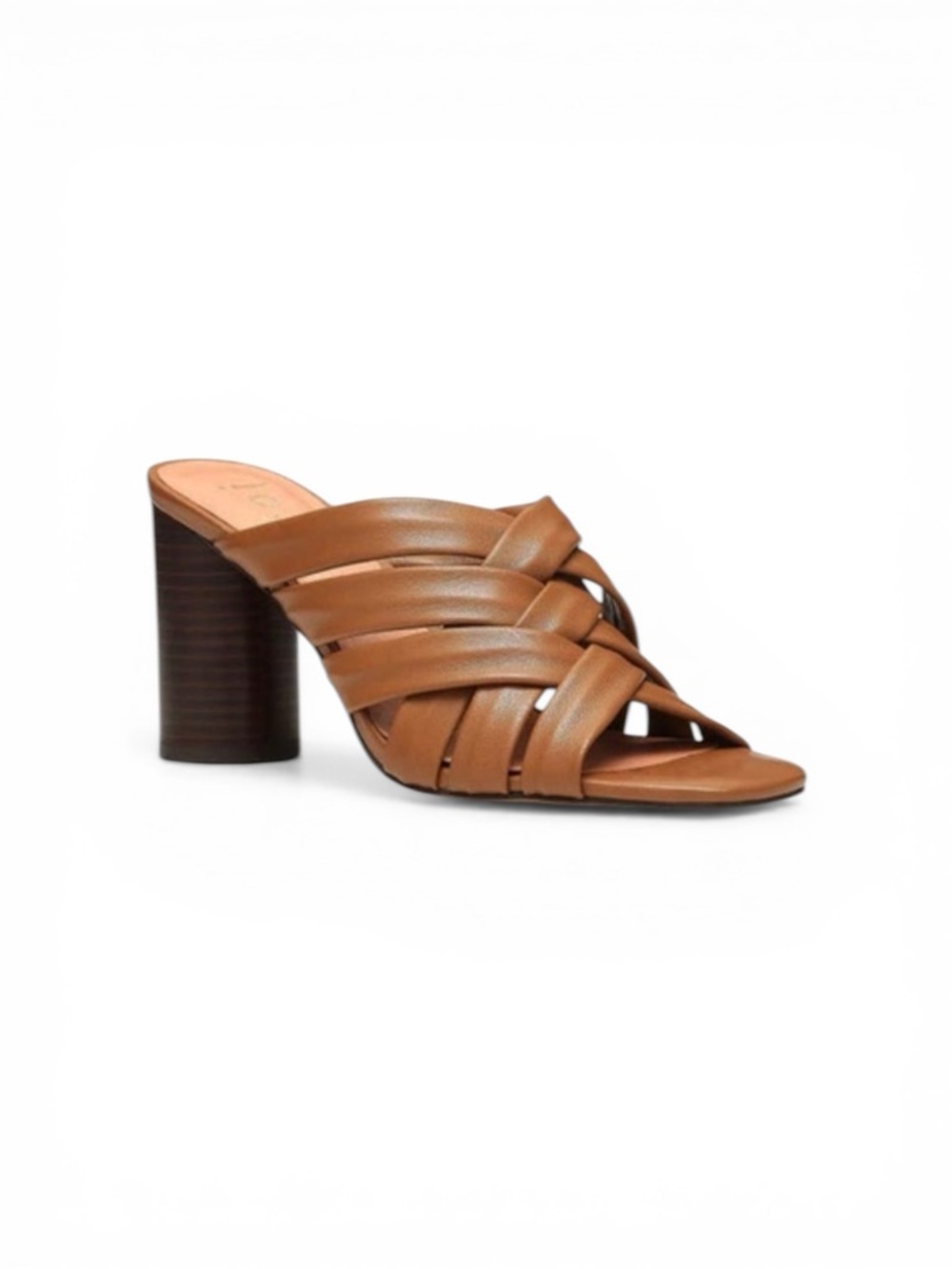 NEW JOIE Luz Crisscross Mule In Cognac Sz 8